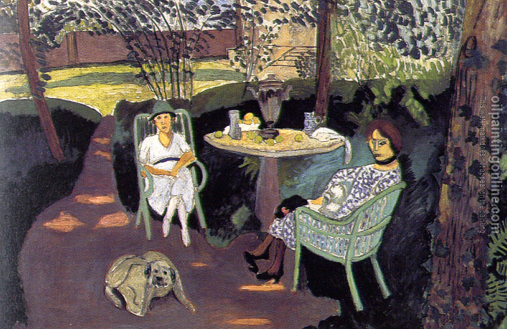 Matisse, Henri Emile Benoit - tea in the garden